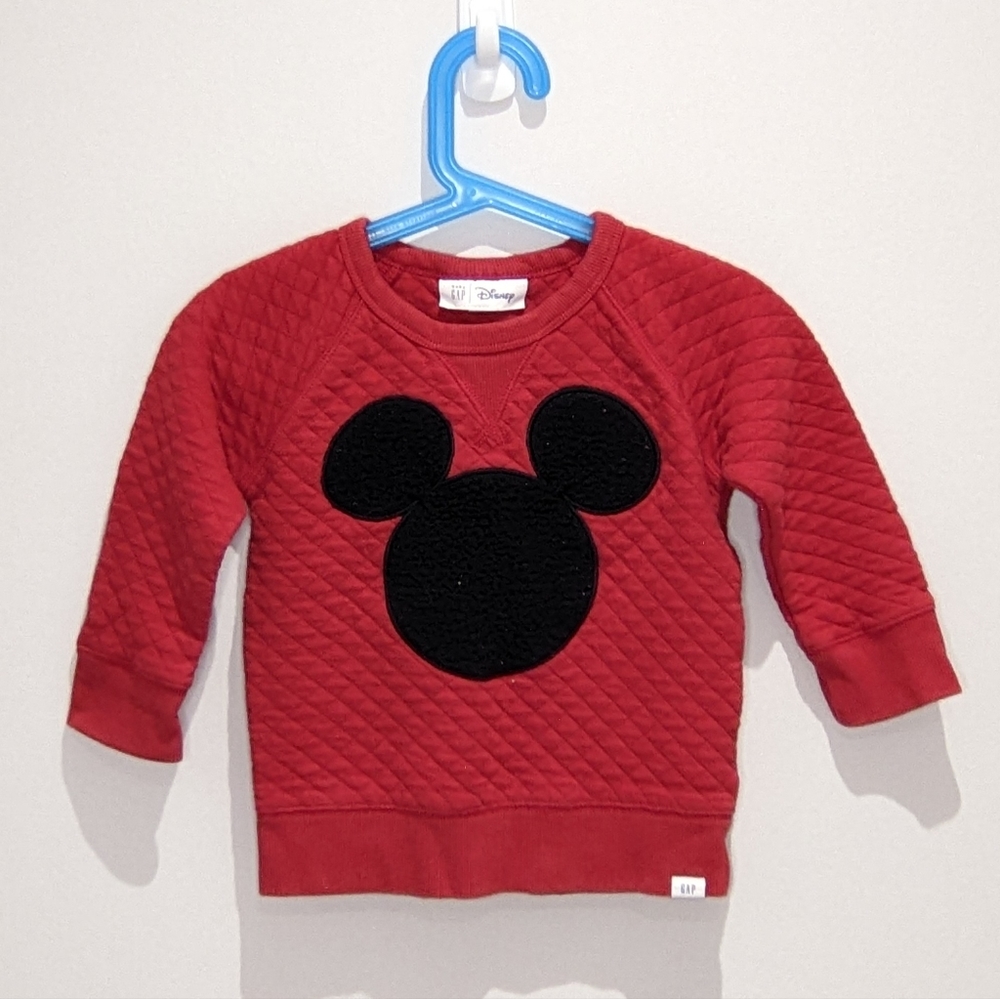 💜 bundle 3 for $30 💜 Gap Mickey Mouse Sweatshirt 2 years old